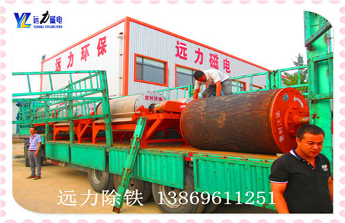 永磁干选磁选机，江西永磁干选磁选机_远力江西永磁干选磁选机的结构磁场分布图 